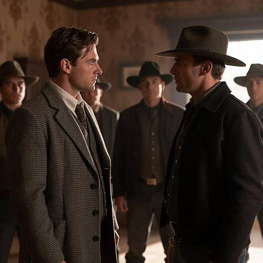 Western Standoff Between Two Men