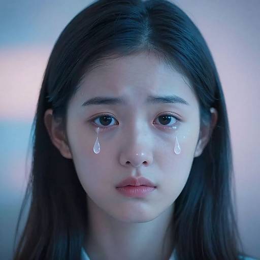 Sad Face Filter on Teen Portrait