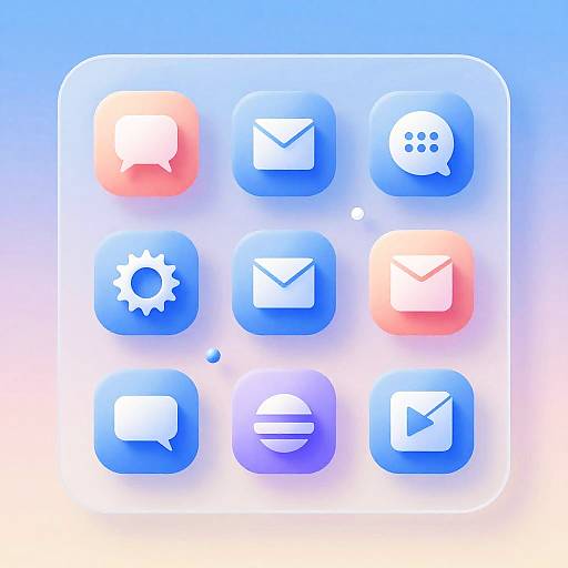 Dynamic Pastel Icon Generator Interface