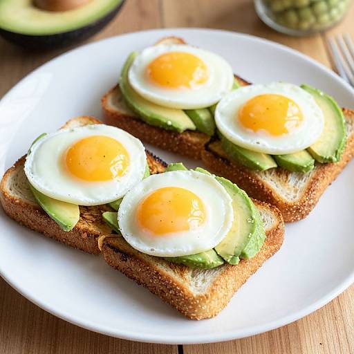 Dippy Eggs with Avocado Grilled Cheese