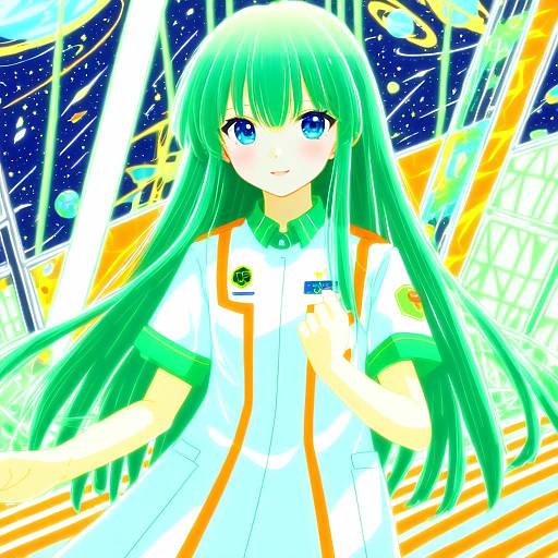 Illustration of Alice carroll, aria (manga) in the style of Tsuruse