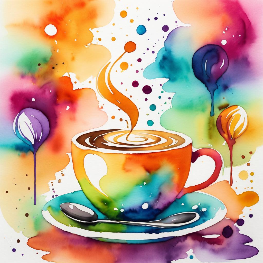 Whimsical Watercolor Espresso Creations