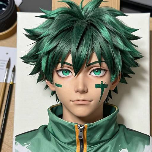 Hyper-Realistic Midoriya Izuku Portrait