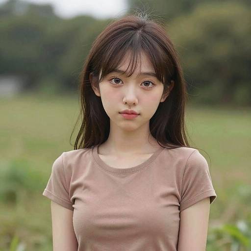 Ultra-Realistic Girl in Nature