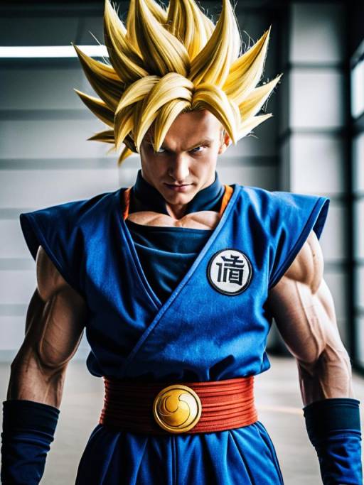 Dragon Ball Super Saiyan Cosplay Portrait