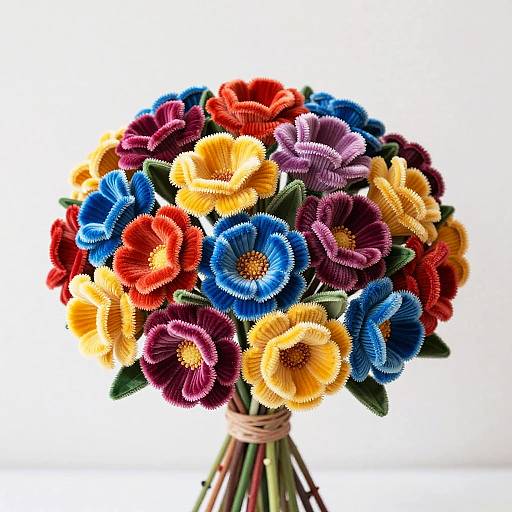 Hyperrealistic Velvet Flower Bouquet