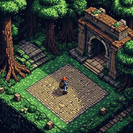 16-Bit Fantasy RPG Tile Set Design