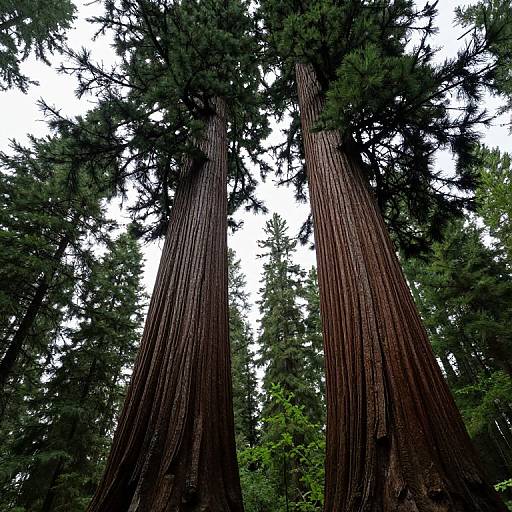 Majestic Twin Giant Cedars