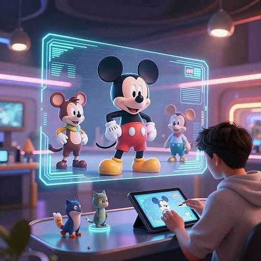 Futuristic Disney Studio Creation