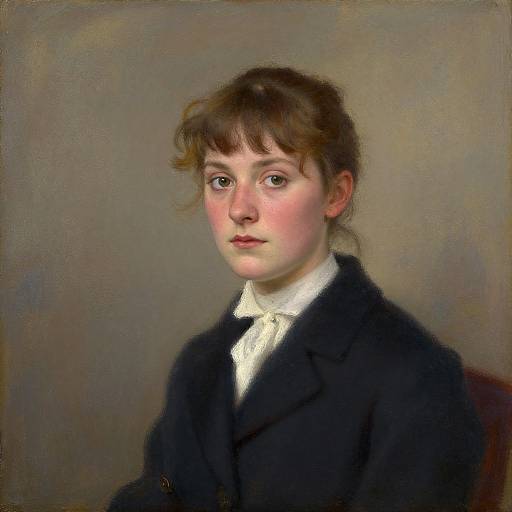 19th-20th Century British Woman Tanner