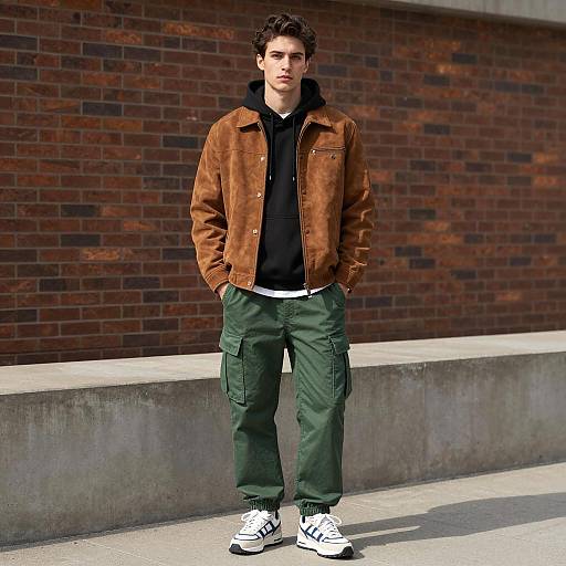 Urban Style: Modern Man in Sneakers