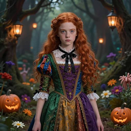 Enchanting Alice in Wonderland Portrait