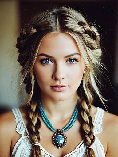 Stunning Bohemian Wedding Hairstyle Inspiration