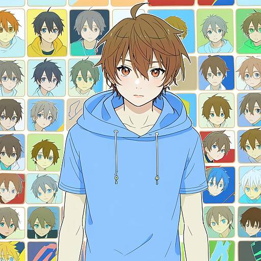 Illustration of Amamiya hibiya, kagerou project in the style of Shichimenchou