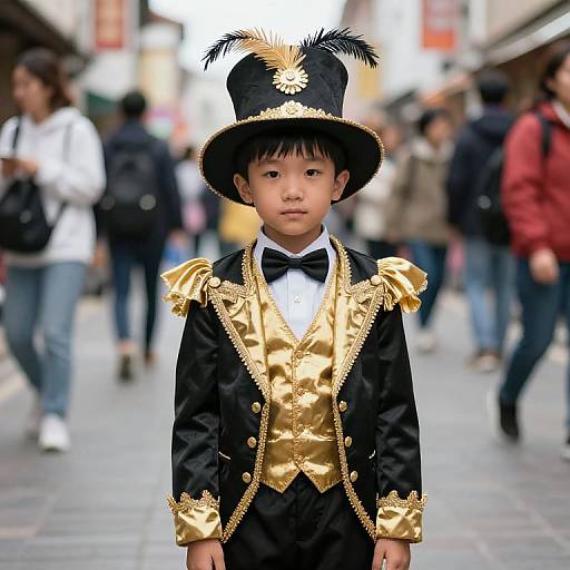 Boy in Carnival Fancy Dress