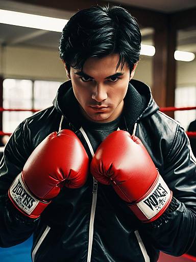 Realistic Adult Male Boxing Costume