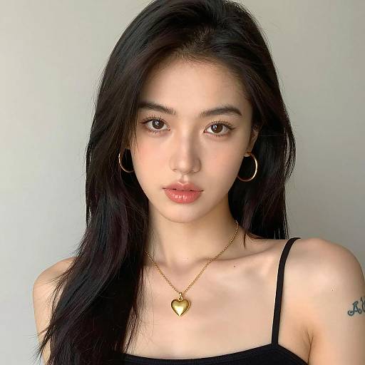 Portrait of a Young Woman with Style