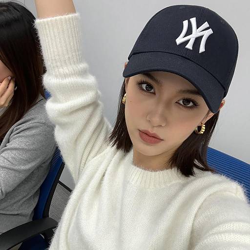 Chic Office Selfie with Trendy Style