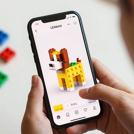 Lego Pet Transformation App Close-up