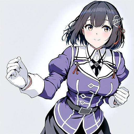 Illustration of Haguro kai ni (kancolle), kantai collection in the style of Jonylaser