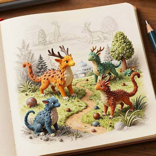 Surreal Sketches Coming to Life