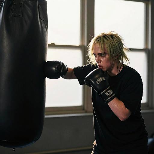 Billie Eilish Boxing Workout at Dawn