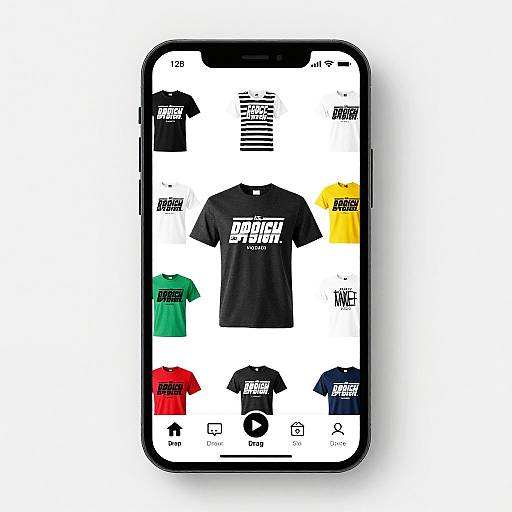 Creative T-Shirt Design Workspace