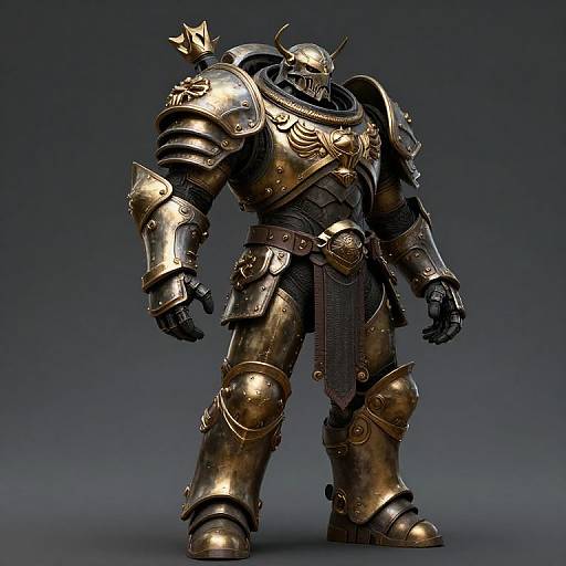 Surreal Hell Crusader Armor Design