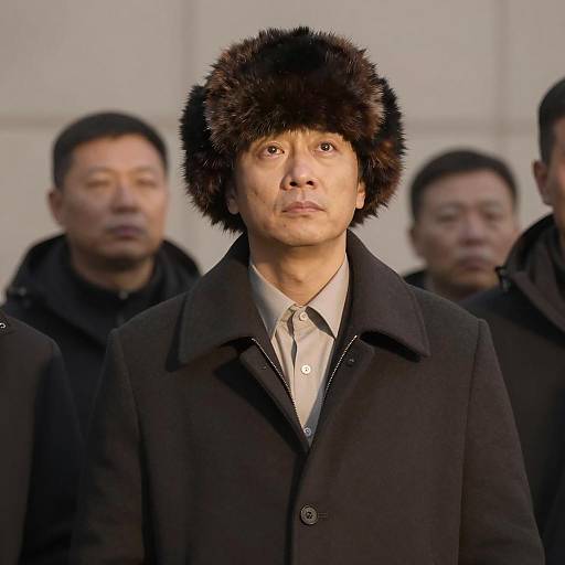 Mystery Man in Warm, Shadowy Light