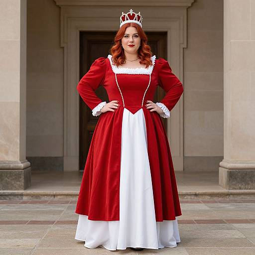 Plus Size Red Queen Costume