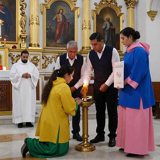 Church Candle Lighting Ritual