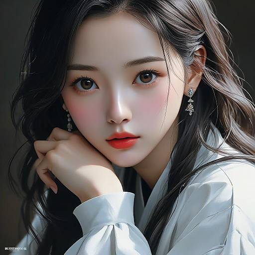 High-Quality Portrait of Korean Girl