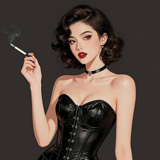 Elegant Portrait of a Confident Woman