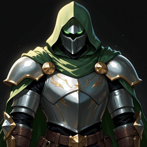 Curious Lanky Hero in Dark Armor Curious Lanky Hero in Dark Armor