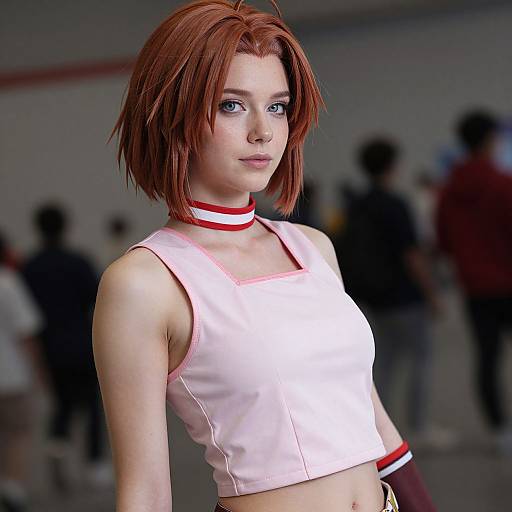 Realistic Sakura Kouno Cosplay Photo