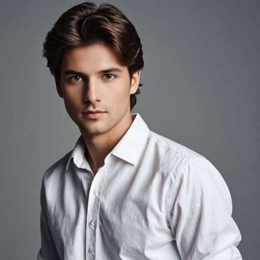 Stylish Casual Man in Collared Shirt
