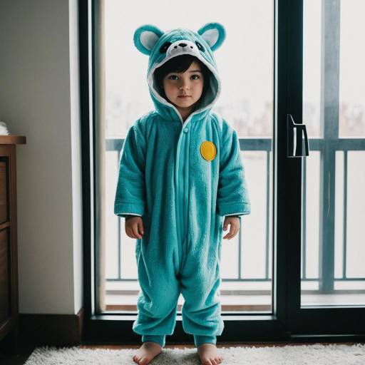 Clever Newborn Boy in Animal Costume