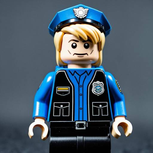 LEGO Police Officer Minifigure with Blonde Hair
