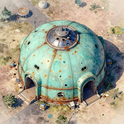 Mocha Manara Sci-Fi Aqua Bunker