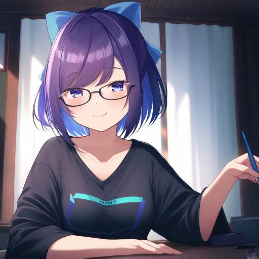 Illustration of A-chan (hololive), hololive in the style of Magowasabi