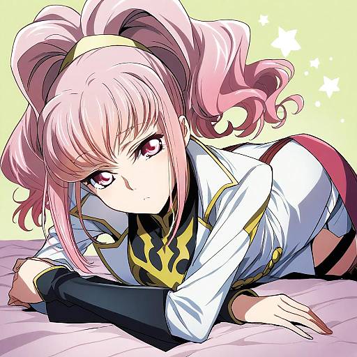 Illustration of Anya alstreim, code geass in the style of Mikagami hiyori