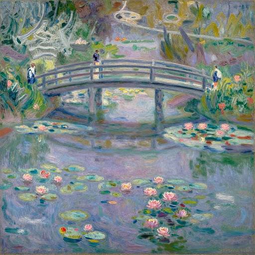 Claude Monet Water Lily Pond Scene