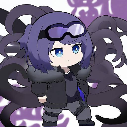 Illustration of Andreana (arknights), arknights in the style of Nyaru (nyaru 4126)