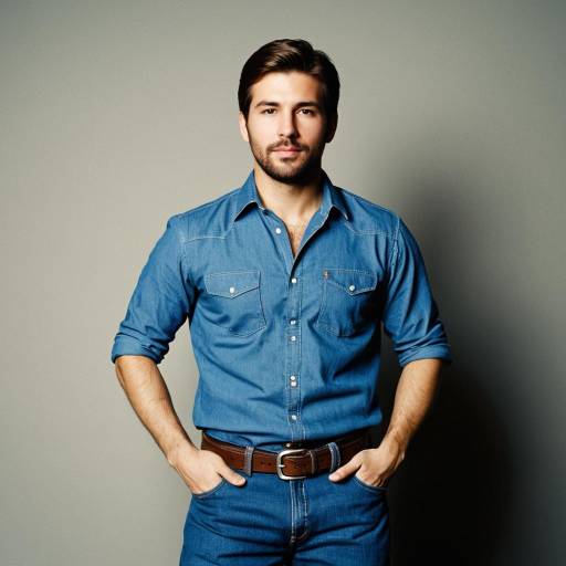 Realistic Male Portrait in Half Trousers