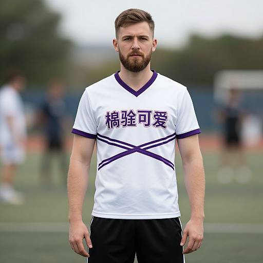 Realistic Male Cheerleader Portrait