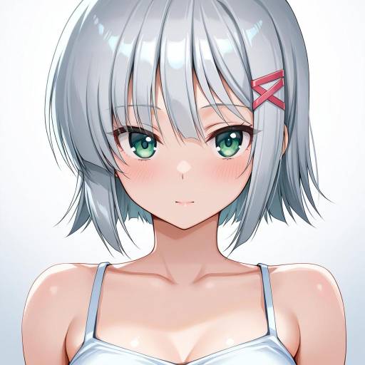 Illustration of Aizawa sakuya, hayate no gotoku! in the style of Picter