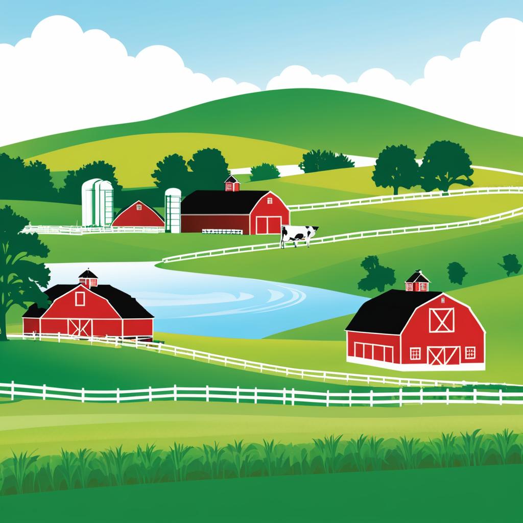 Meadow Creek Dairy Logo and Mural Design