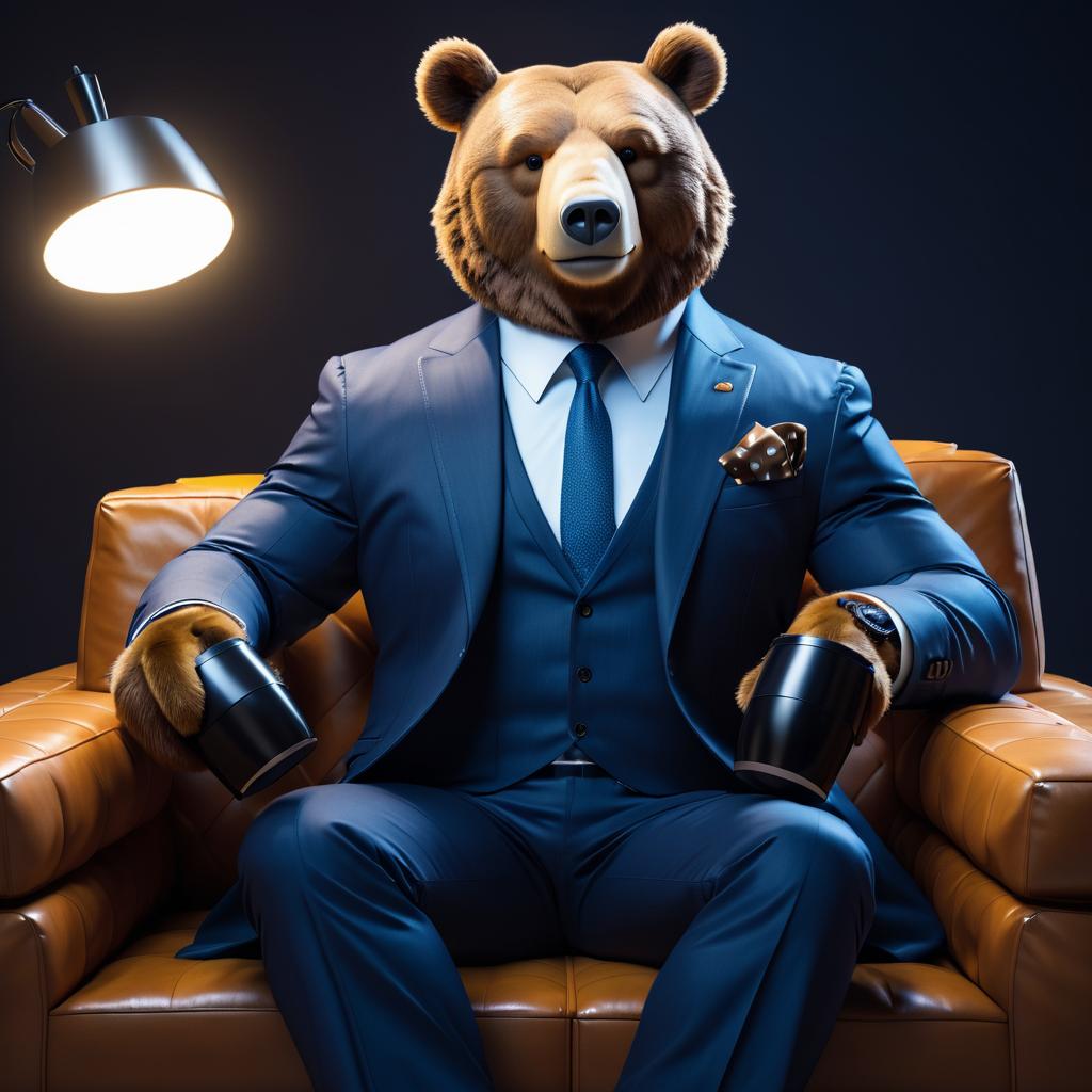 Business Bear: Contemporary Suit Scene