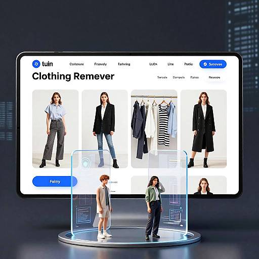 Hyper-Realistic Fashion Tech Concept Art