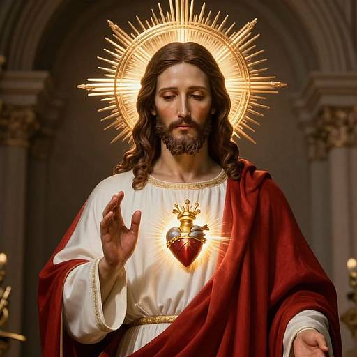 Divine Jesus Christ Digital Artwork